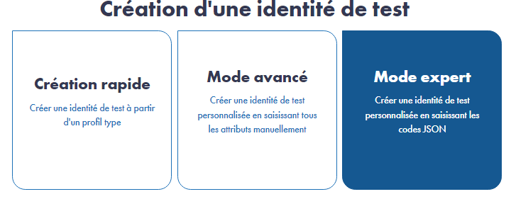 Menu création expert