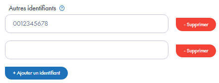 Ajouter un identifiant
